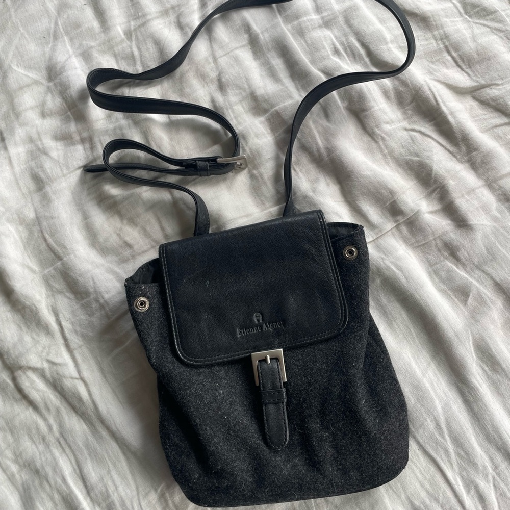 Etienne Aigner Black Crossbody Bag